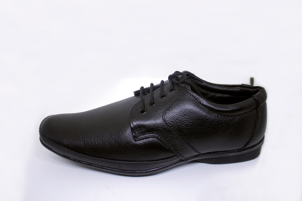 Men's Leather Black Formal Shoes 